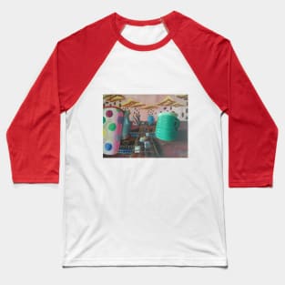 Raining Coffee Beans Baseball T-Shirt